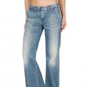 Diesel Jeans - Diesel Flairlegg Pinstripe Trouser Jeans 25x32 Diesel Jeans - Diesel Flairlegg Pinstripe Trouser Jeans 25x32